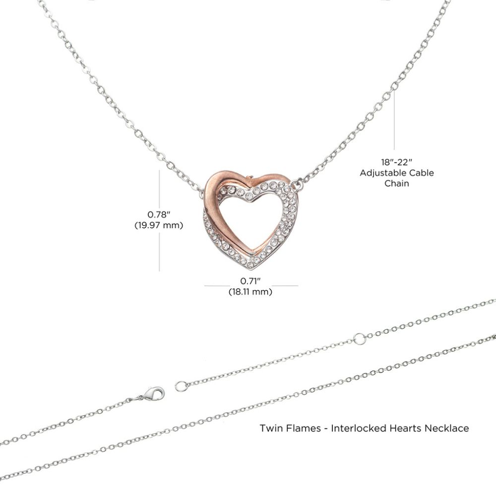 interlocked love necklace for wife